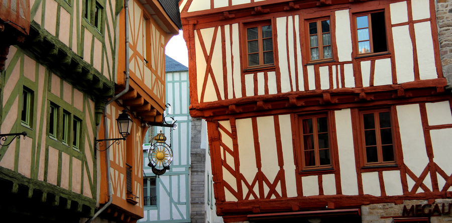 [- Geometría -] Rue de la Monnaie, Vannes (Francia)