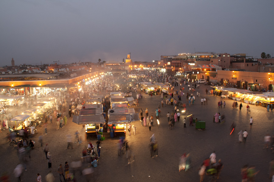 [- Anochece -] Jamaâ El Fna, Marrakech / جامع الفناء, مراكش (Marruecos)