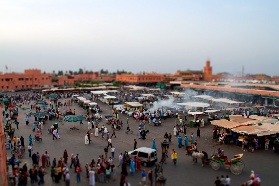 [- La plaza -] Jamaâ El Fna, Marrakech / جامع الفناء, مراكش (Marruecos)