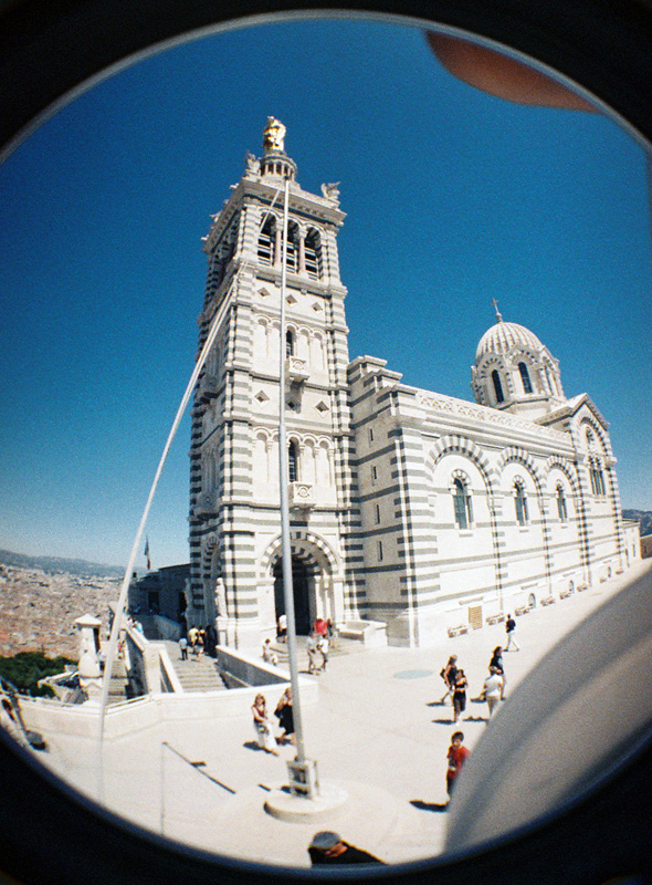 [- Gran angular -] Basilique Notre Dame de la Garde, Marseille (Francia)