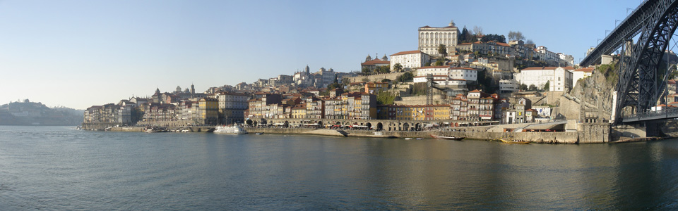 Panoramica Ribeira de Porto (Portugal)