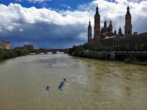 [- Piraguas -] Rio Ebro, Puente de Santiago, Zaragoza (España)