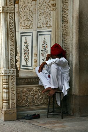 [- El descanso -] जैपर, राजस्थाण (भारतीय गणराज्य) - Maharaja Palace, Jaipur, Rajastán (India)